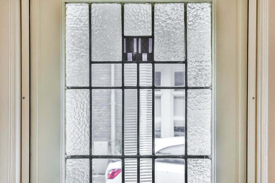 frosted glass window