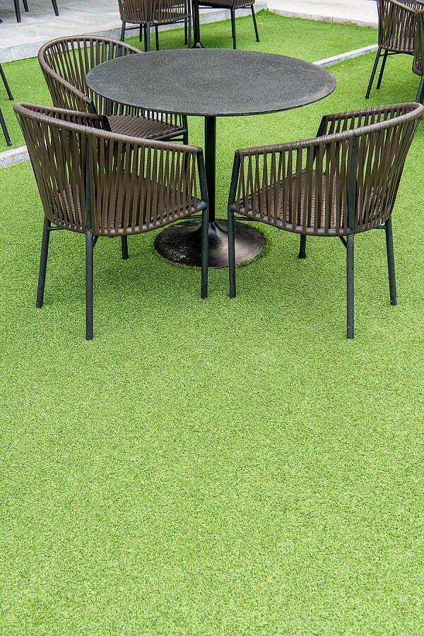 artificial grass patio