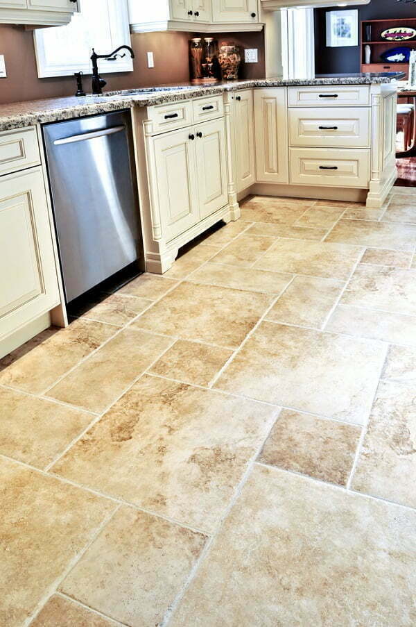 ceramic tile floor