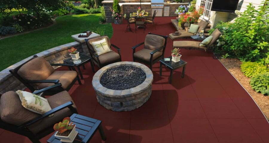 patio rubber tiles