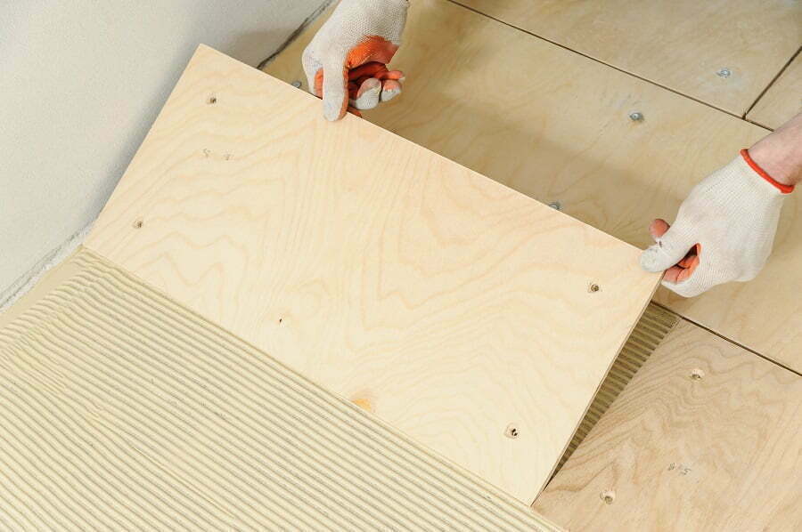 plywood floor