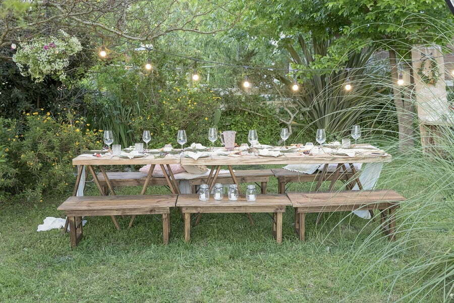 backyard bbq table