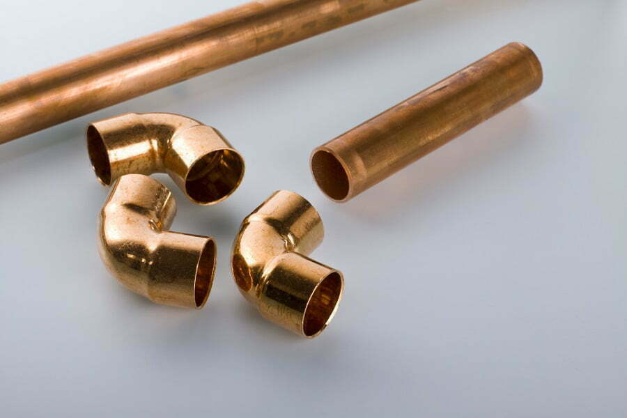 copper pipe cut
