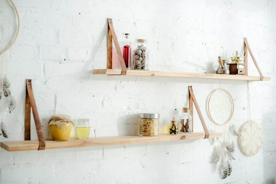 hanging shelves