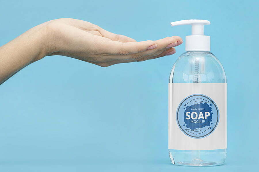 Plastic Soap Bottle