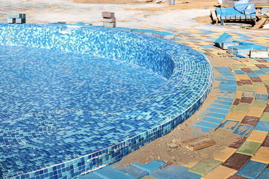 building a swimming pool