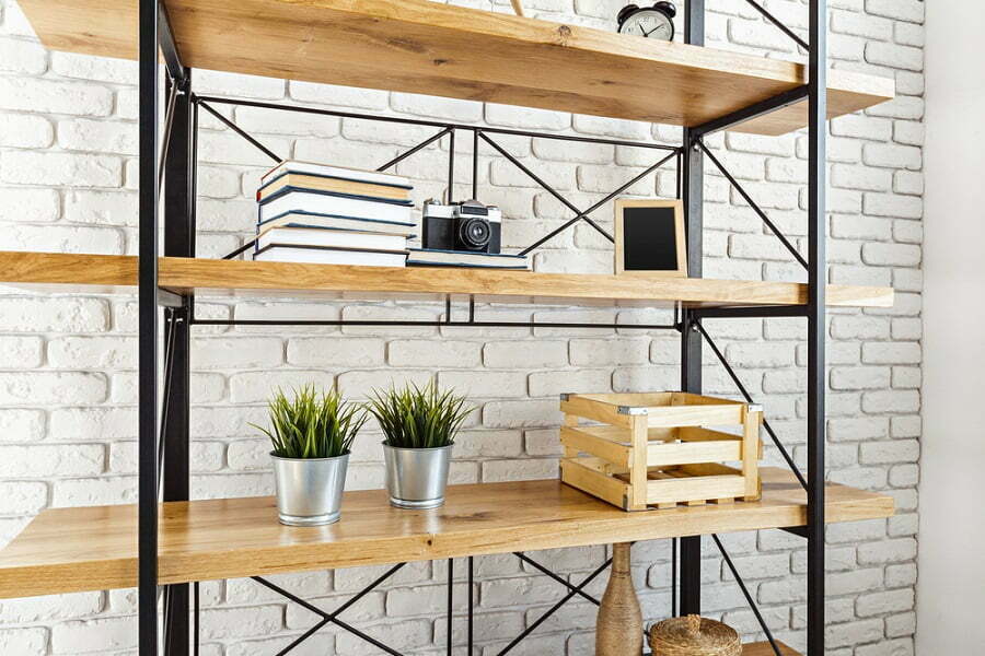 industrial style rack