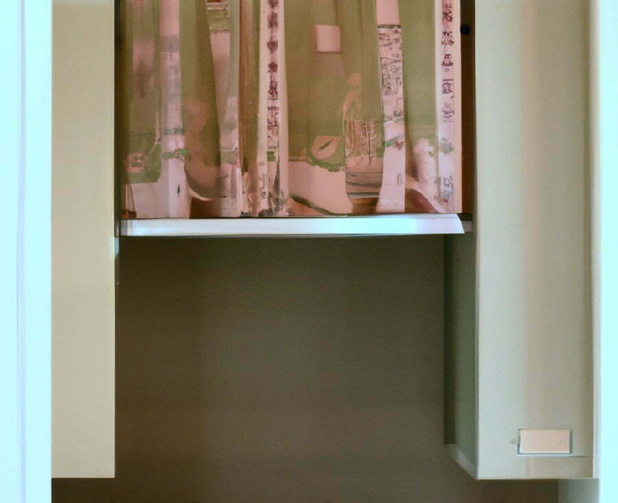 kitchen cabinet curtain