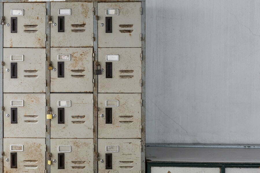 vintage lockers