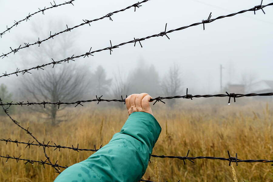 Barbed Wire Fence