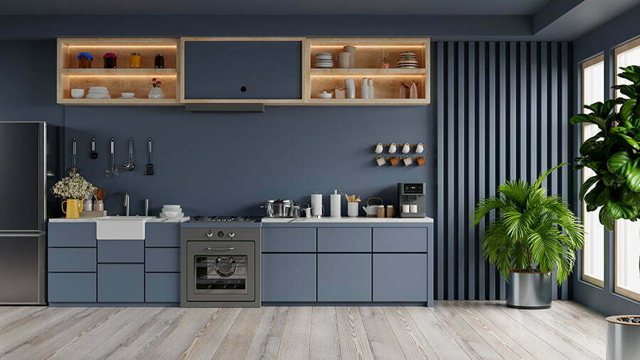 Blue Hues cabinet