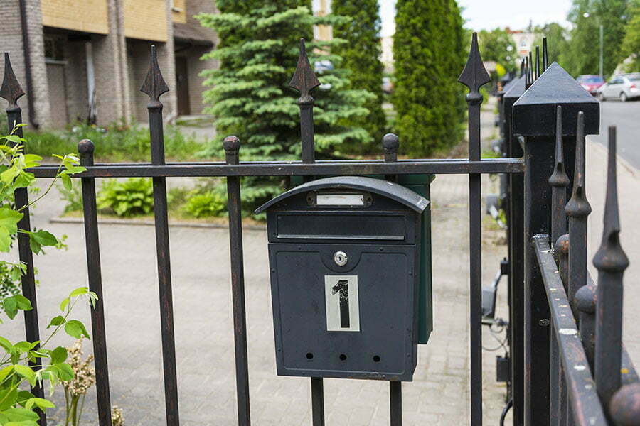 Fence Mailbox
