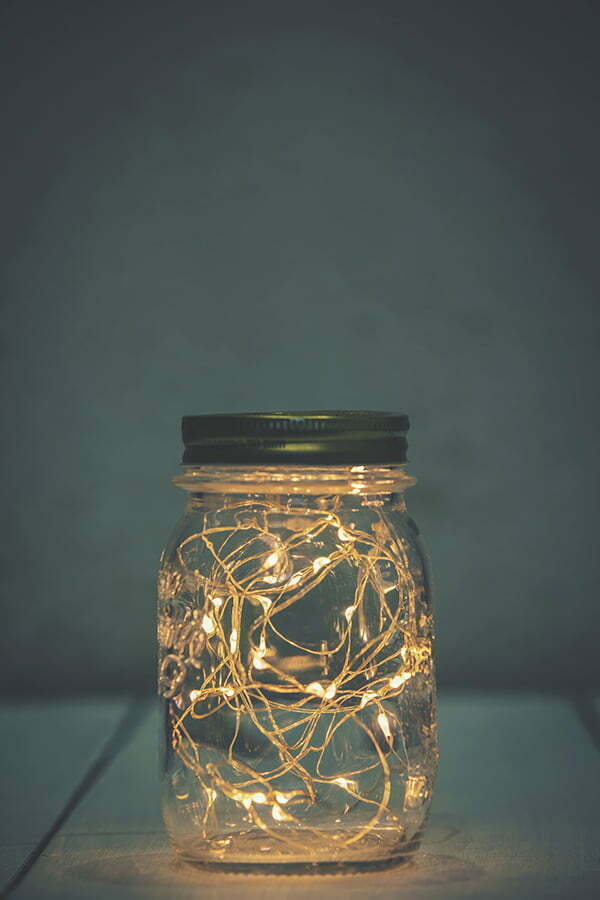 LED Mason jars