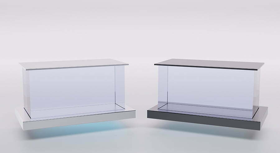 Plexiglass cabinets