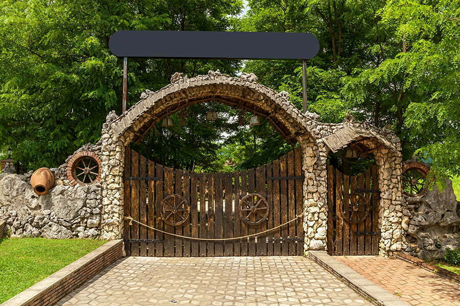 Rustic Driveway Gate