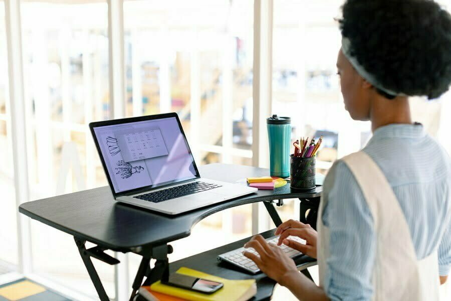 standing desk converter