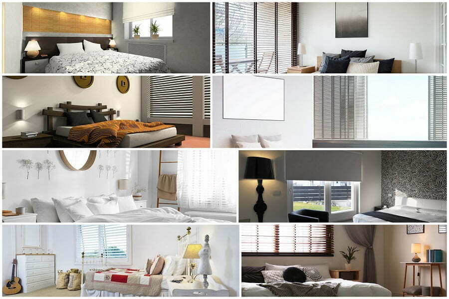 window blinds ideas for bedroom