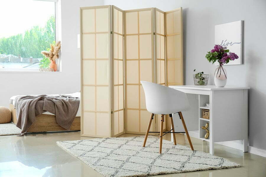 bedroom room divider