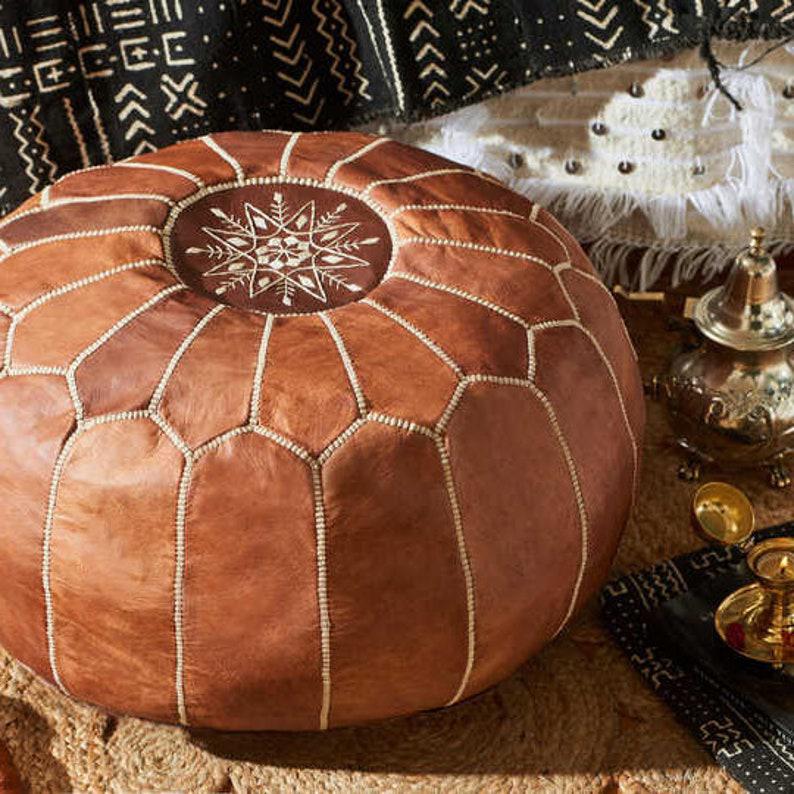 chairish moroccan pouf