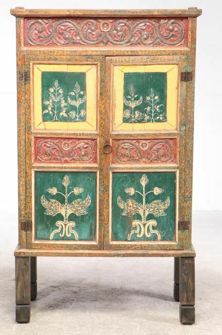 east indian carved cabinet on ebth