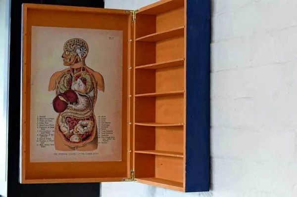 pillarboxblue.com diy medicine cabinet