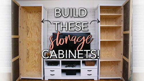 simplyhandmadestudios.com diy storage cabinet