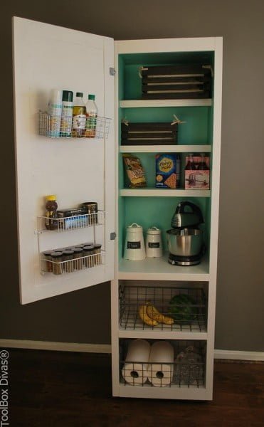 toolboxdivas.com diy pantry cabinet