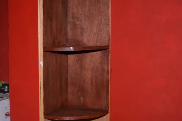 wikihow.com diy corner cabinets