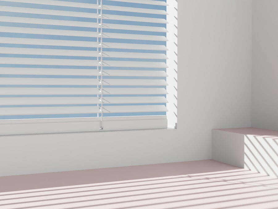 window blinds sunlight