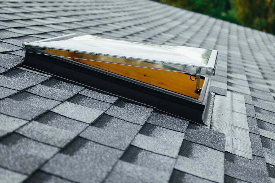 flat roof window