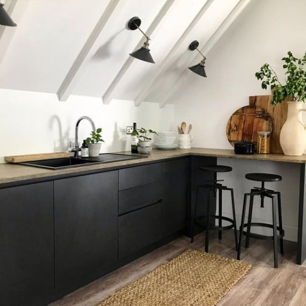 Charcoal Gray Cabinets dark kitchen cabinet ideas