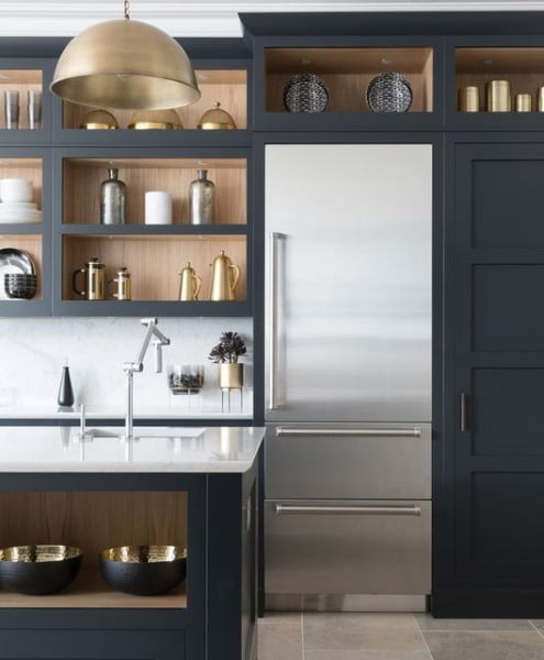 Maximising Every Inch dark kitchen cabinet ideas