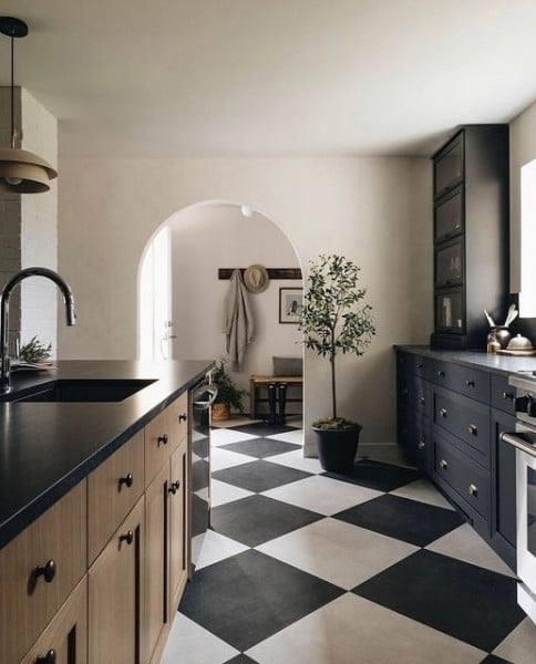 Matte Black Kitchen Cabinets dark kitchen cabinet ideas