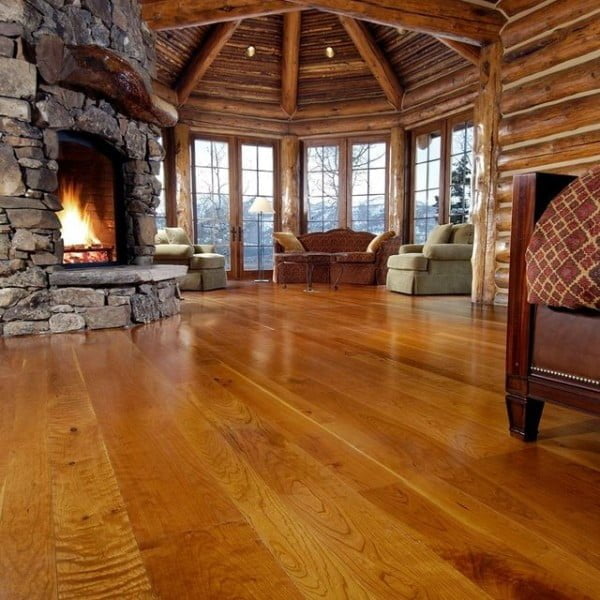 Cherry and Oak Hardwood Floors hardwood floor idea