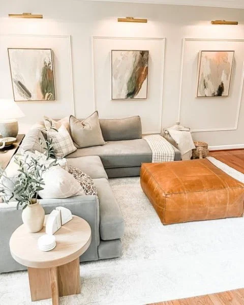 Modern Living Room with Statement Pieces modern living room idea