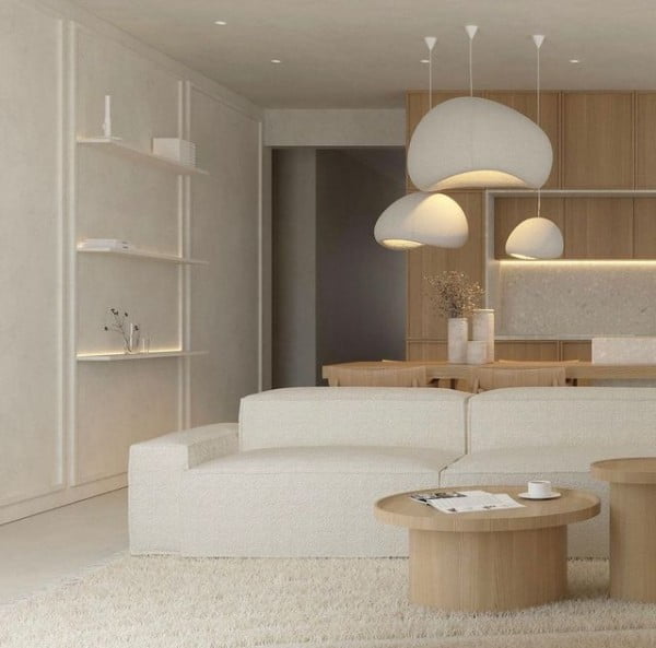 Japandi Living Room modern living room idea