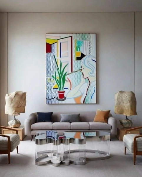Sculptural Gallery Table NUAGES by Guy de Rougemont modern living room idea
