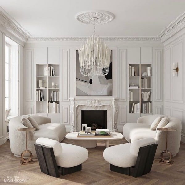 Peaceful Living Room modern living room idea