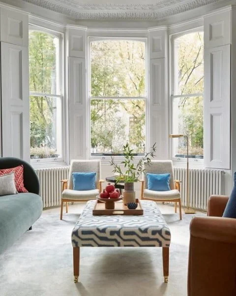 Bespoke Corduroy Cushions ottoman ideas for living room
