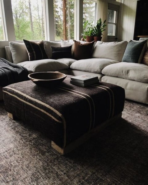 The Ottoman is Back ottoman ideas for living room