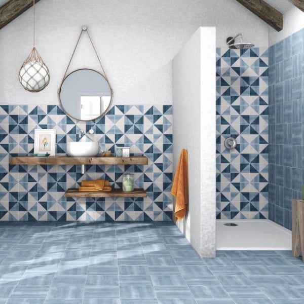 Ceracasa Mare Collection from Tile of Spain bathroom wall tile