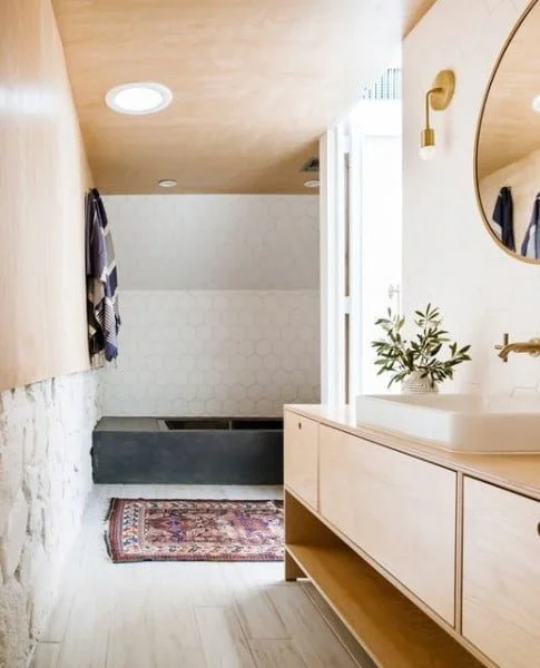 Scandinavian Style Hexagon Tiles bathroom wall tile