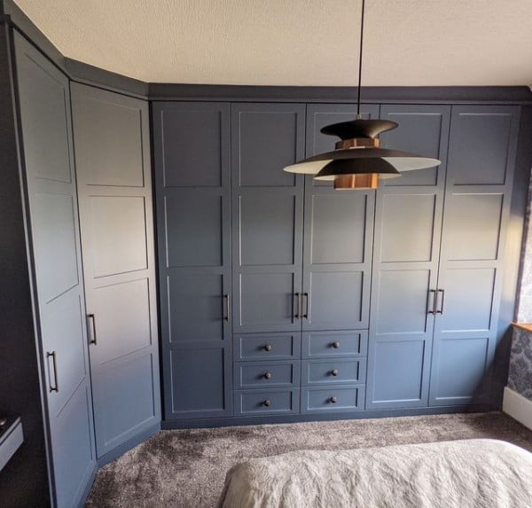 Elise Design bedroom storage idea