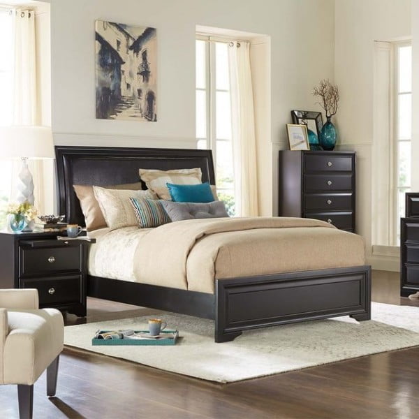 Lazy Sunday Bedroom bedroom with black furniture