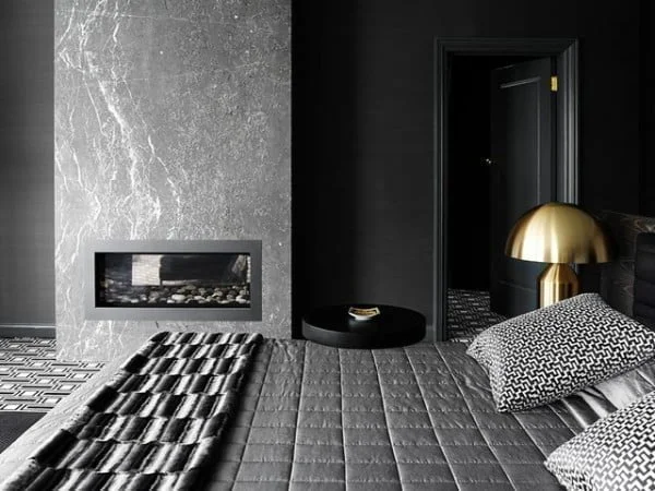 GREG NATALE bedroom with fireplace