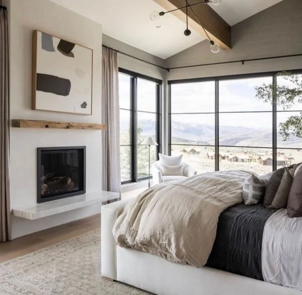 Cozy Bedroom with Fireplace bedroom with fireplace