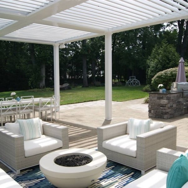 Equinox Louvered Roof covered patio