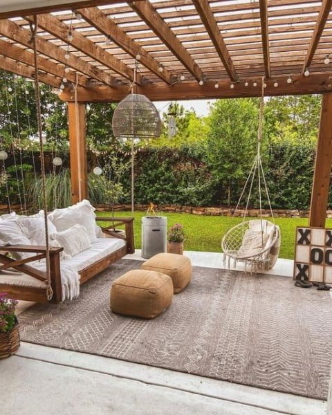 Create a Backyard Oasis covered patio