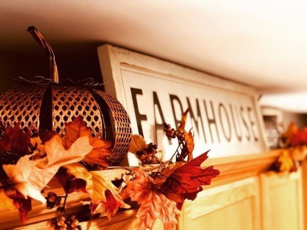 Fall Decorating Above Kitchen Cabinets decor above kitchen cabinet