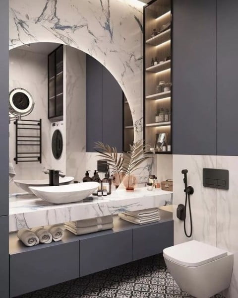 NAZZA | Home&Deco Blogger large bathroom mirror